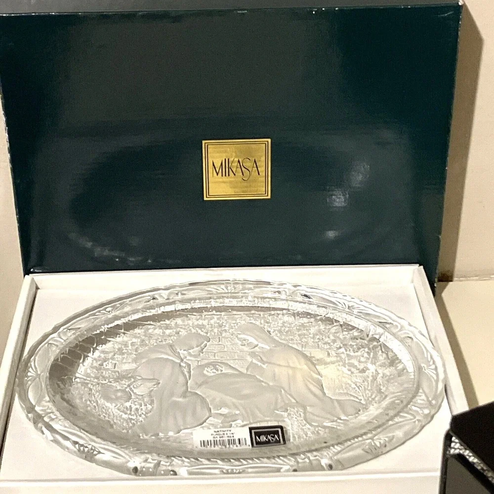 Mikasa NATIVITY SCENE Plaque Plate 9